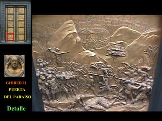 GHIBERTI PUERTA  DEL PARAISO Detalle 