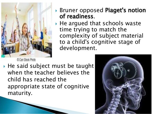 bruner theory of cognitive development slideshare