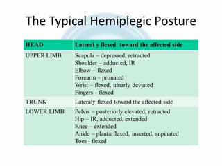 The Typical Hemiplegic Posture
 