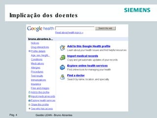 Implicação dos doentes 