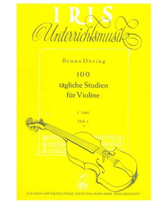 Bruno doring   100 studies for violin