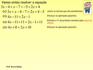 BrunoequaçõEs De 1º Grau   2ª Parte