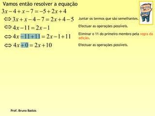 BrunoequaçõEs De 1º Grau   2ª Parte