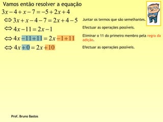 BrunoequaçõEs De 1º Grau   2ª Parte