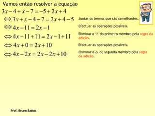 BrunoequaçõEs De 1º Grau   2ª Parte