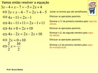 BrunoequaçõEs De 1º Grau   2ª Parte