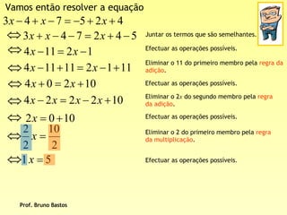 BrunoequaçõEs De 1º Grau   2ª Parte