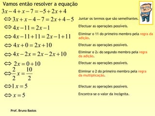 BrunoequaçõEs De 1º Grau   2ª Parte