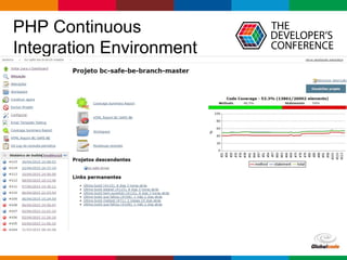 Globalcode – Open4education
PHP Continuous
Integration Environment
 