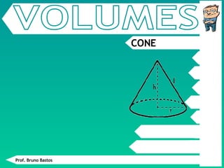 CONE VOLUMES Prof. Bruno Bastos 