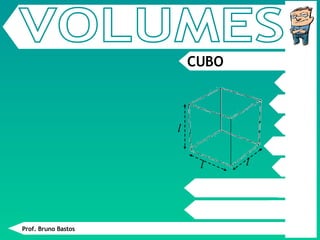 Prof. Bruno Bastos CUBO VOLUMES l l l 