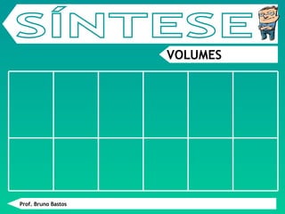 Prof. Bruno Bastos SÍNTESE VOLUMES 