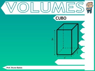 Prof. Bruno Bastos CUBO VOLUMES h c l 