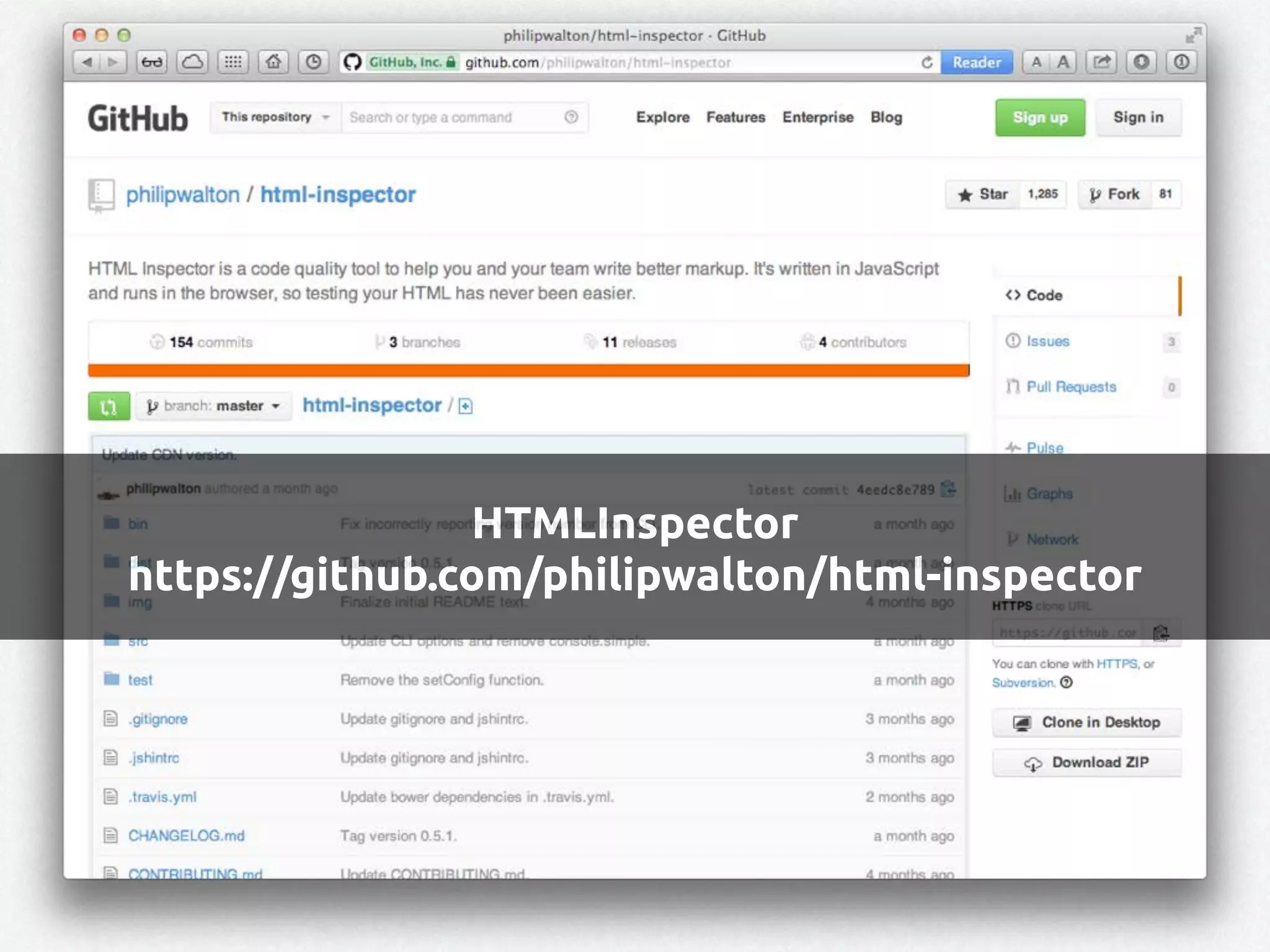 HTMLInspector
https://github.com/philipwalton/html-inspector
 