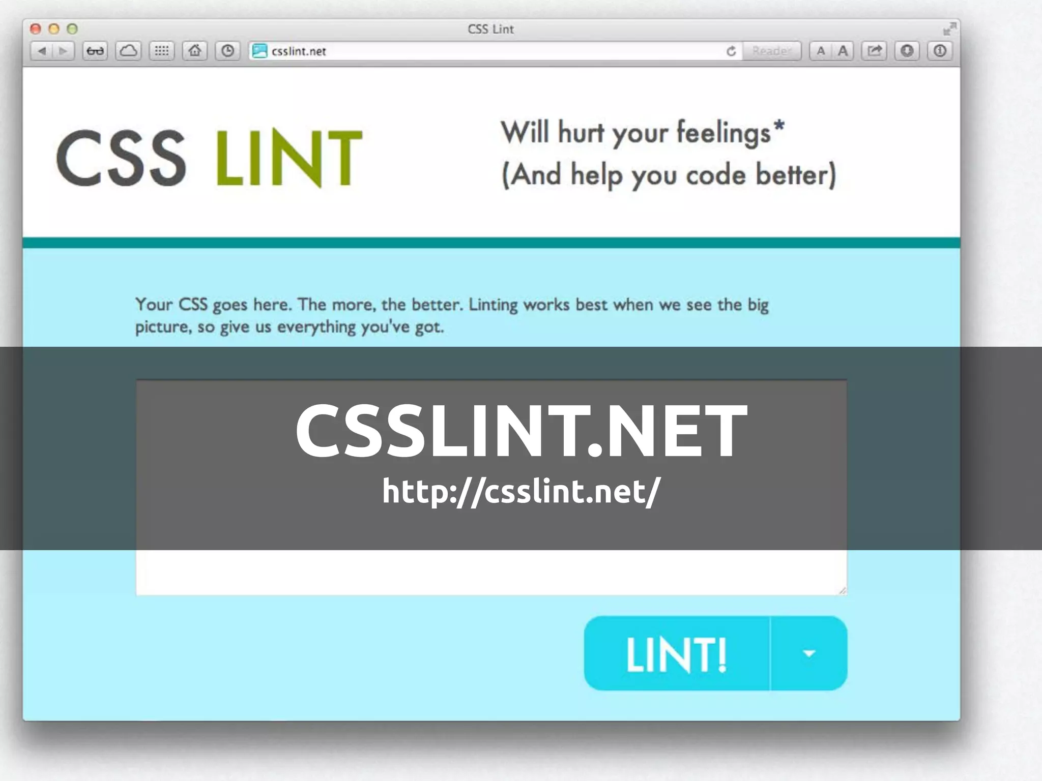 CSSLINT.NET
http://csslint.net/
 