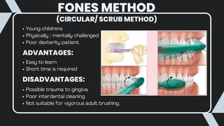 Preventive Dentistry: Tooth Brushing Techniques Explained | PDF