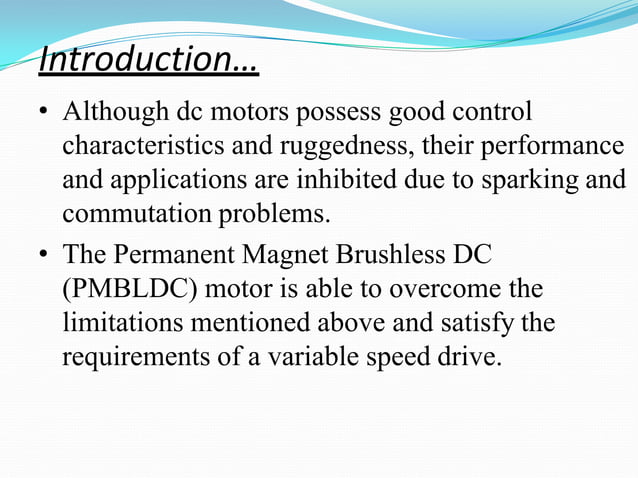 Brushless dc motor, Principles of Mechanical Vs Electronic Commentator ...