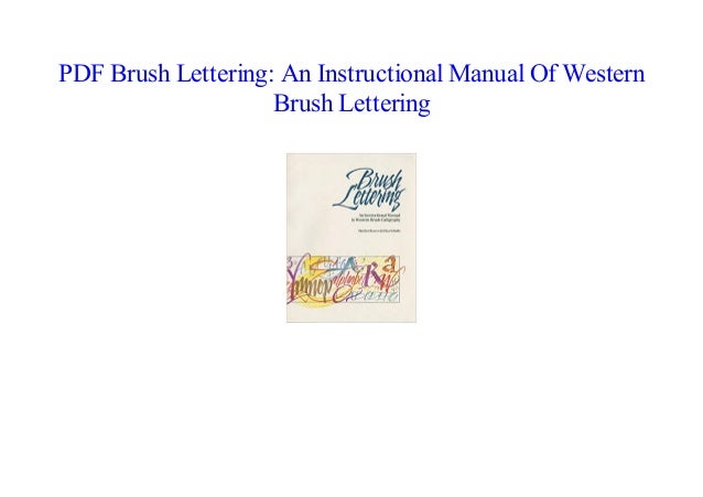 brush lettering book pdf
