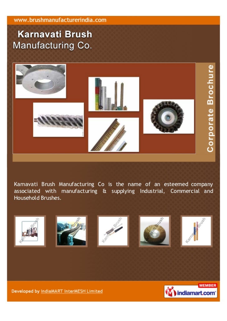 Karnavati Brush Manufacturing Co., Ahmedabad, Household Brushes