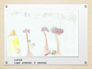 LUCAS 
Lugar preferido: A natureza 
 