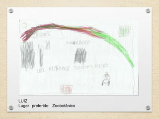 LUIZ 
Lugar preferido: Zoobotânico 
 