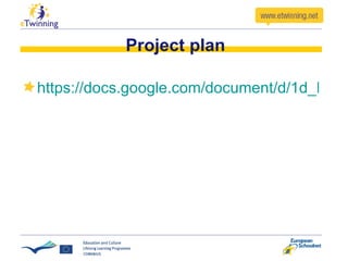 Project plan https://docs.google.com/document/d/1d_Hfd9GWgORCDmUOIvkzDS3xim25E6JyFybZr3VbcSE/edit?hl=en_US# 