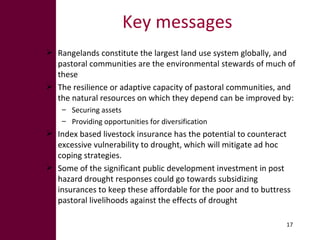 Options for enhancing resilience in pastoral systems