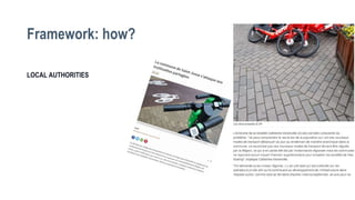 LOCAL AUTHORITIES
Framework: how?
 