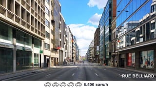 6.500 cars/h
RUE BELLIARD
 