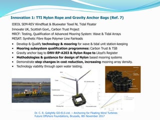 Offshore Wind Foundations Brussels 8th November 2017 | PPTX