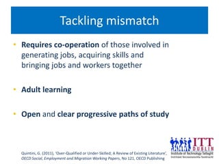 Tackling the skills mismatch through education and training | PPT
