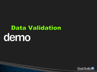 Data Validation 