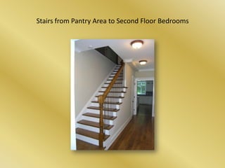 Stairs from Pantry Area to Second Floor Bedrooms