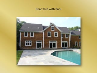 Rear Yard with Pool