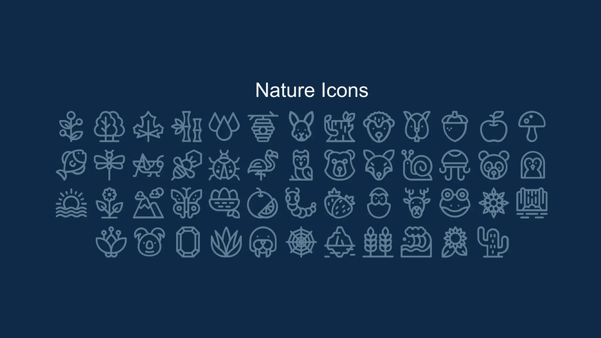 Nature Icons
 