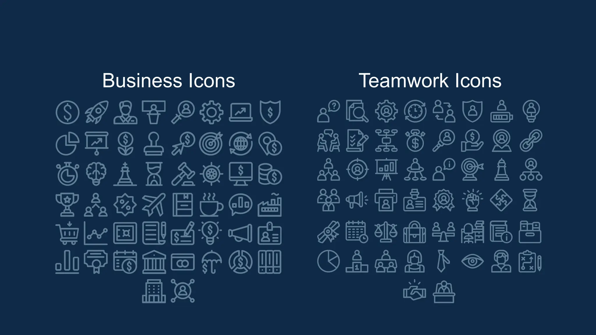 Business Icons Teamwork Icons
 