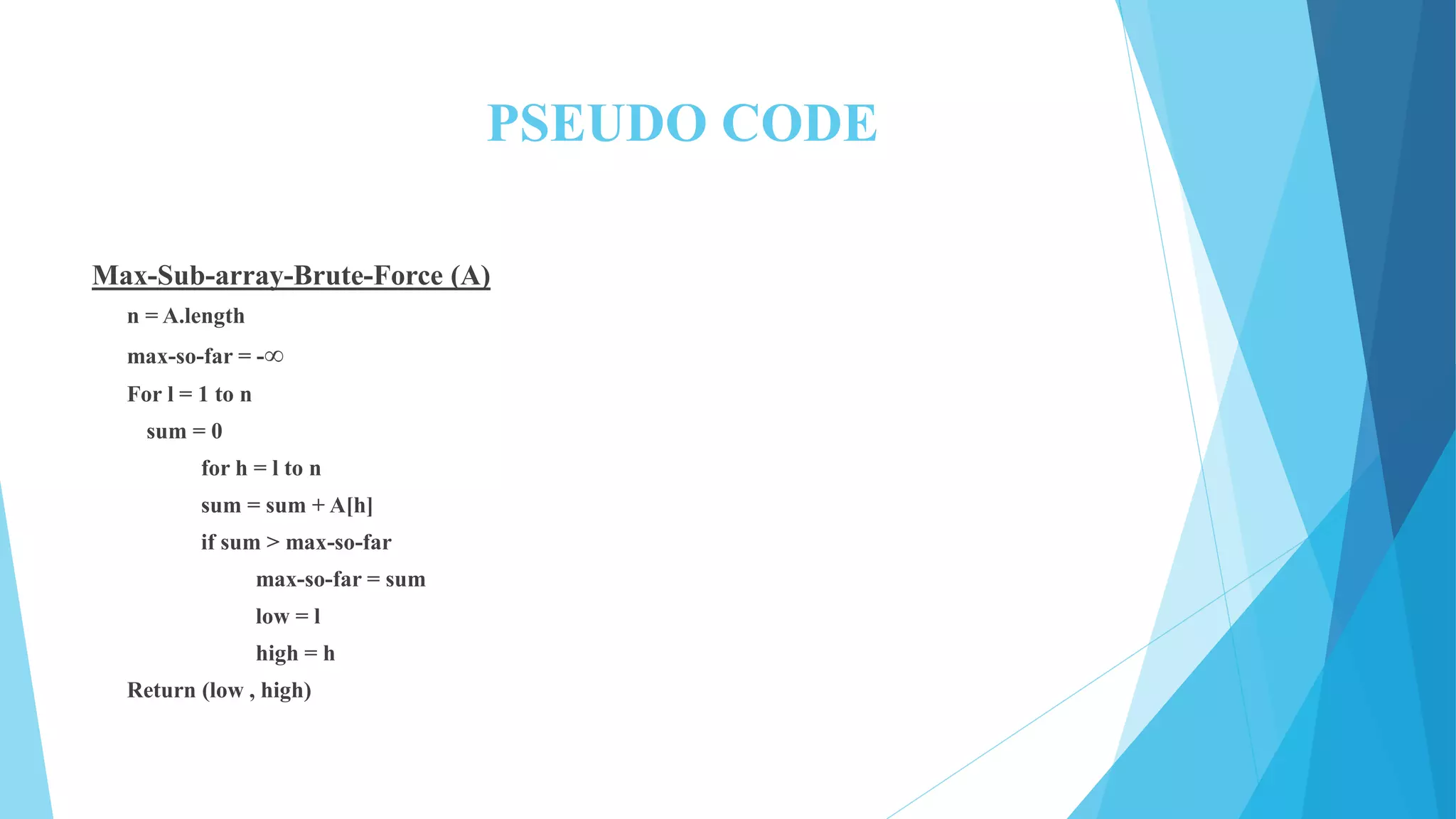 Brute force-algorithm | PPT