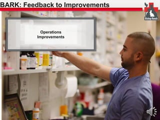 BARK: Feedback to Improvements 
Operations 
Improvements 
 