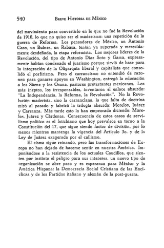 BREVE HISTORIA DE MÉXICO.-José Vasconcelos-