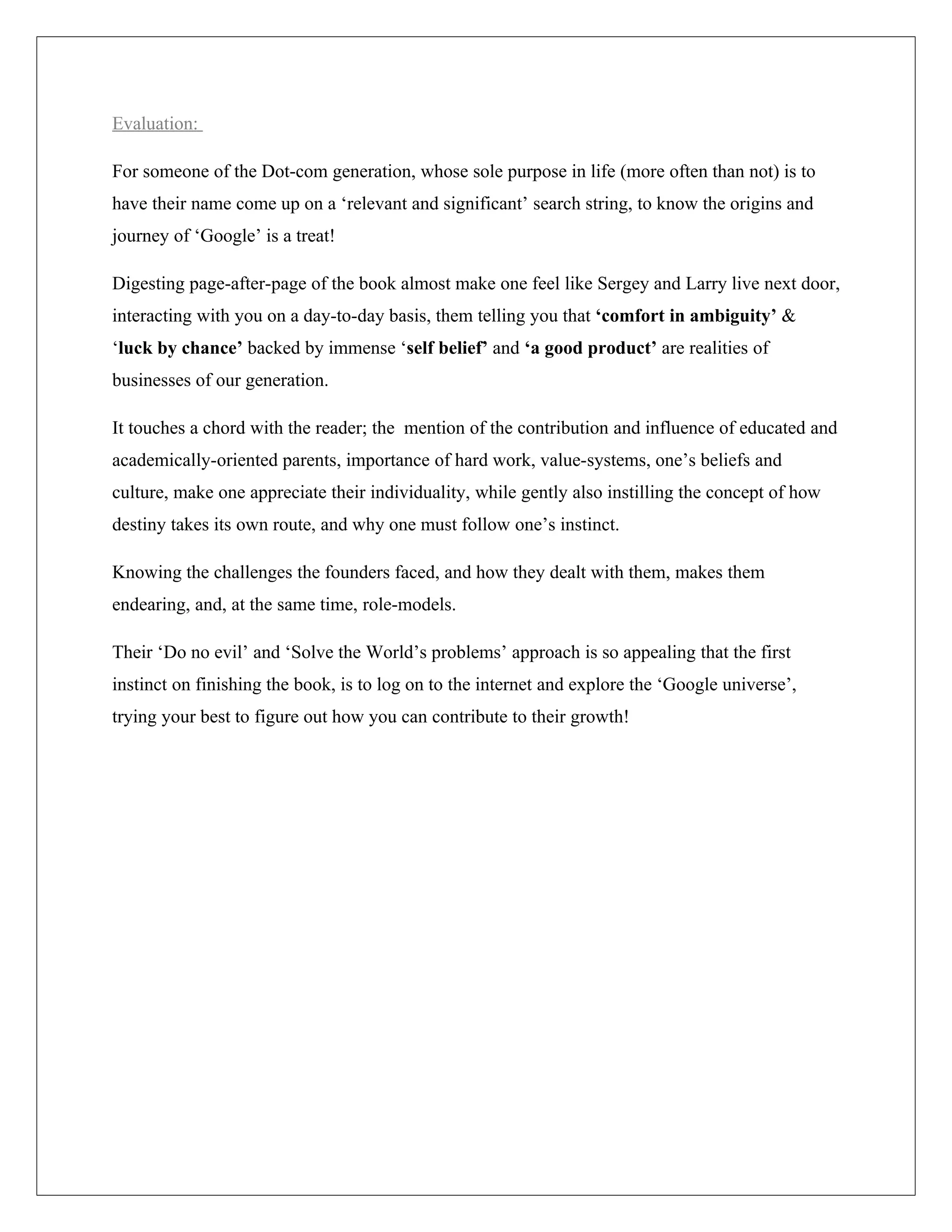 Review - The Google Story by David A Vise