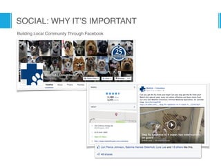 SOCIAL: WHY IT’S IMPORTANT
Building Local Community Through Facebook
 