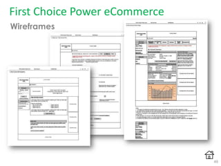 First Choice Power eCommerce
Wireframes
49
 