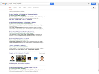 Bryan joseph panjaitan   name search summary