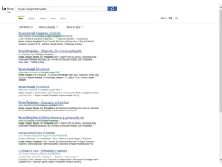 Bryan joseph panjaitan   name search summary