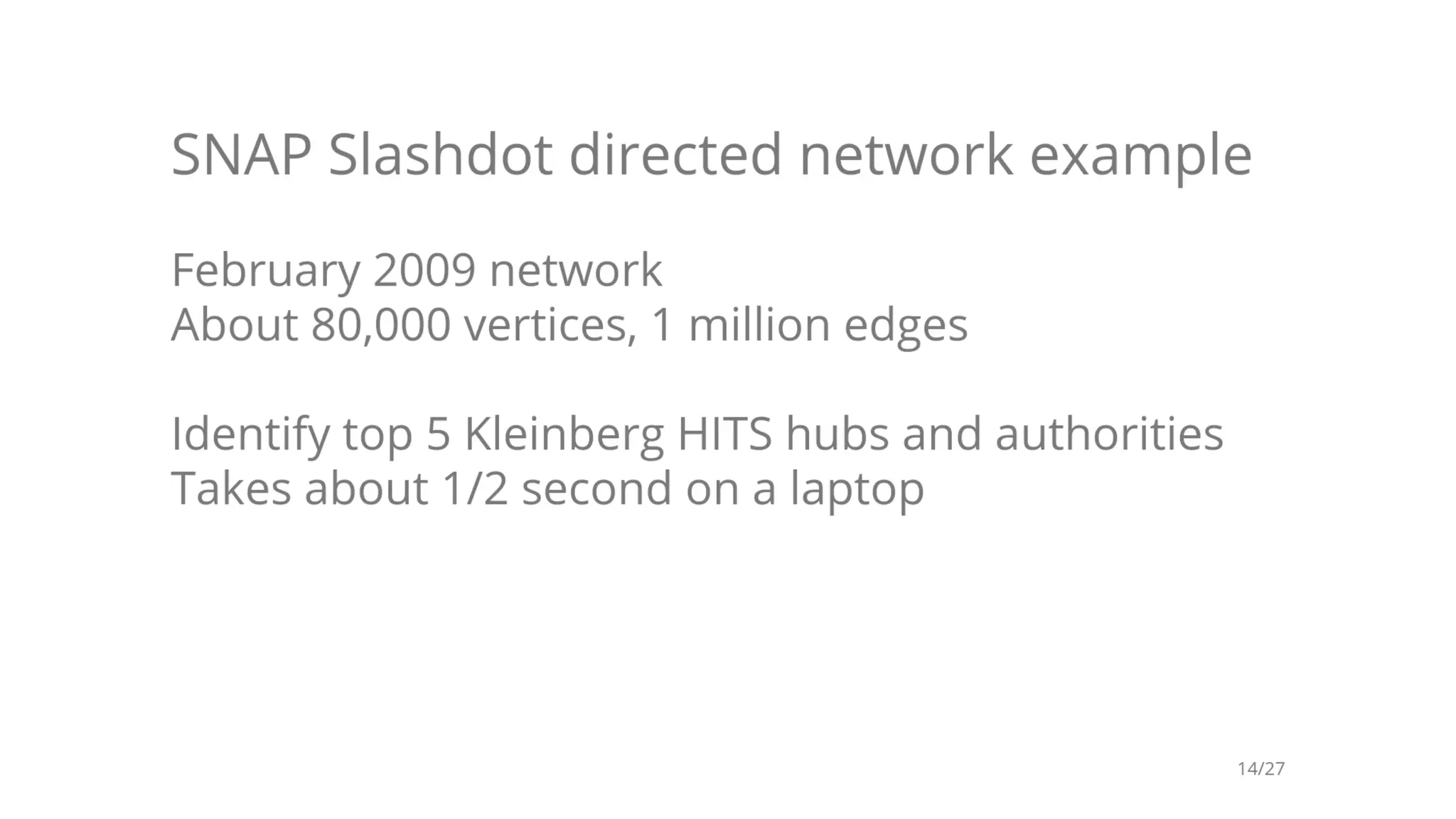 Thinking Small About Big Data