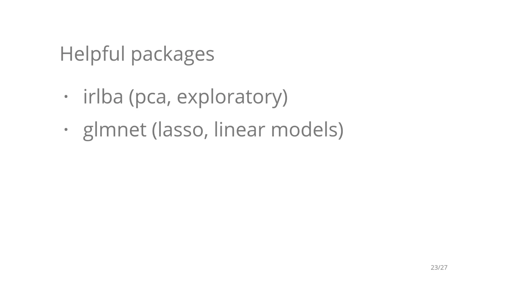 Thinking Small About Big Data