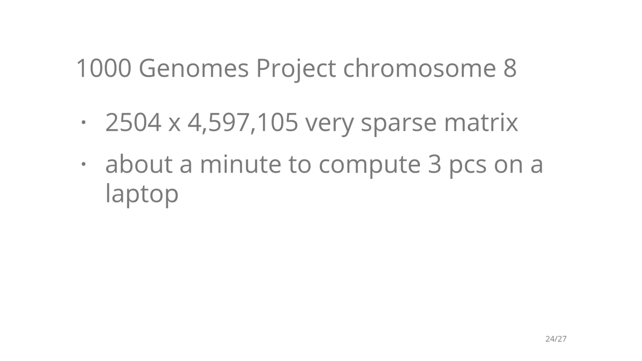 Thinking Small About Big Data