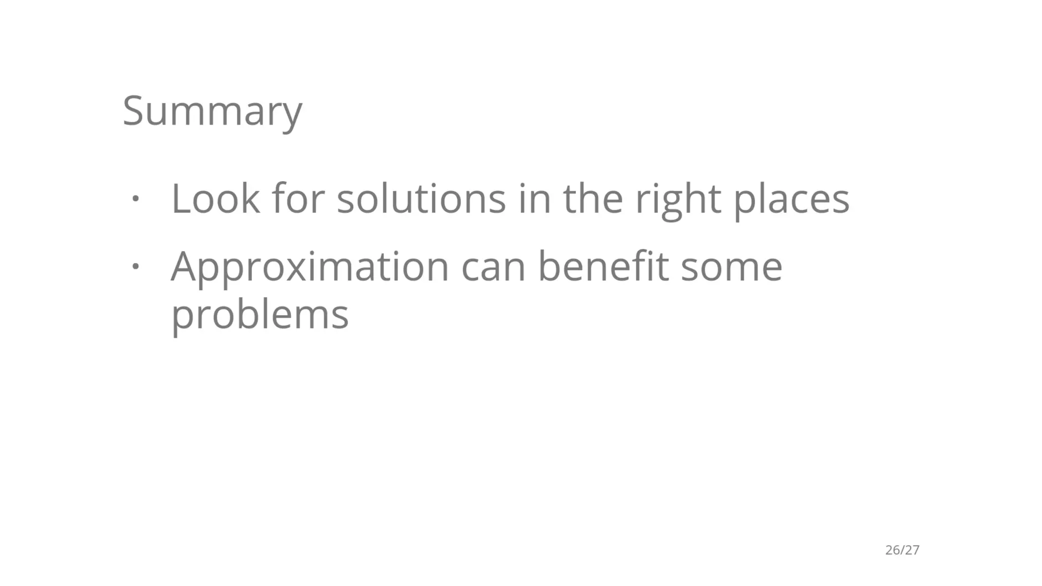 Thinking Small About Big Data