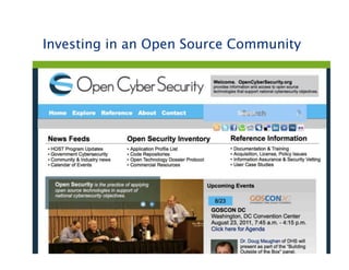 Investing in an Open Source Community




                                 26
                                 26
 