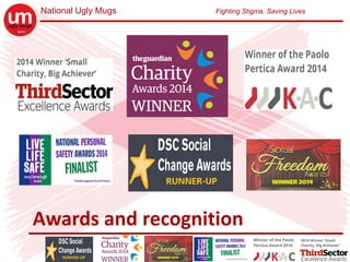 National Ugly Mugs Fighting Stigma, Saving Lives
Awards and recognition
 